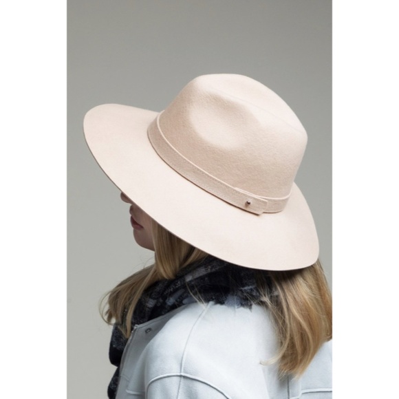 Accessories - SOLD OUT Beige Simplistic Wool Wide Brim Panama Hat Casual Boho Women's